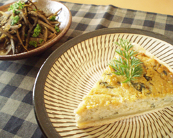 豆腐のキッシュ